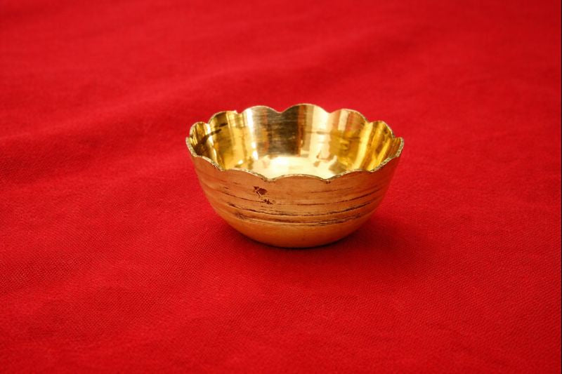 Premium Brass Thali Set – 4 Pcs